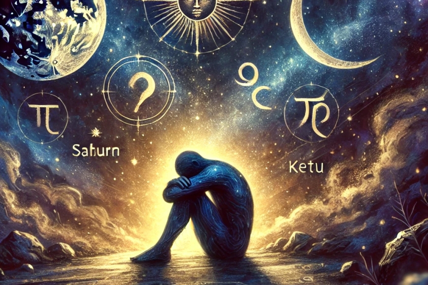 Suicide, Depression and Planets involved